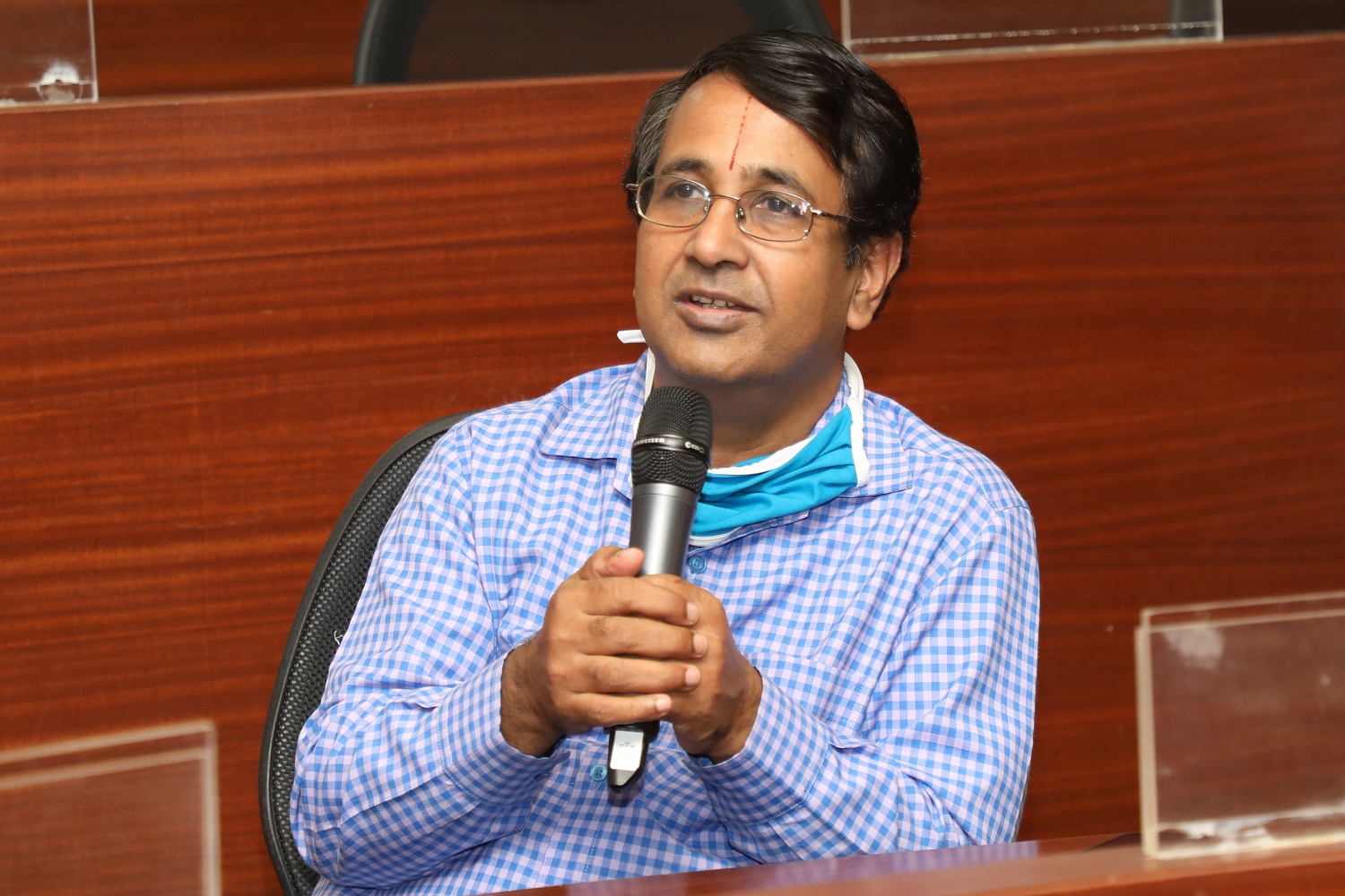 Prof. M S Narasimhan, Dean, Administration, and faculty from the Finance & Accounting area, IIMB, says he hopes the participants get to come to the beautiful campus soon.