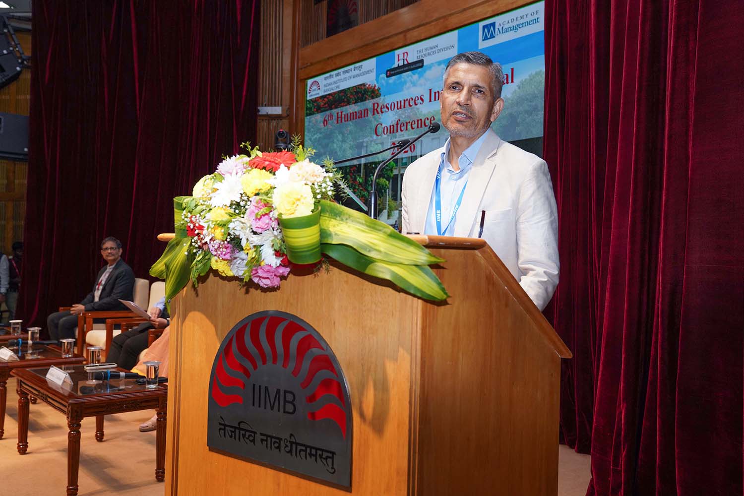 Prof. Pawan Budhwar, Aston University, UK, tells participants how HRIC 2026 will offer them vital industry engagement and networking opportunities, during his welcome address.