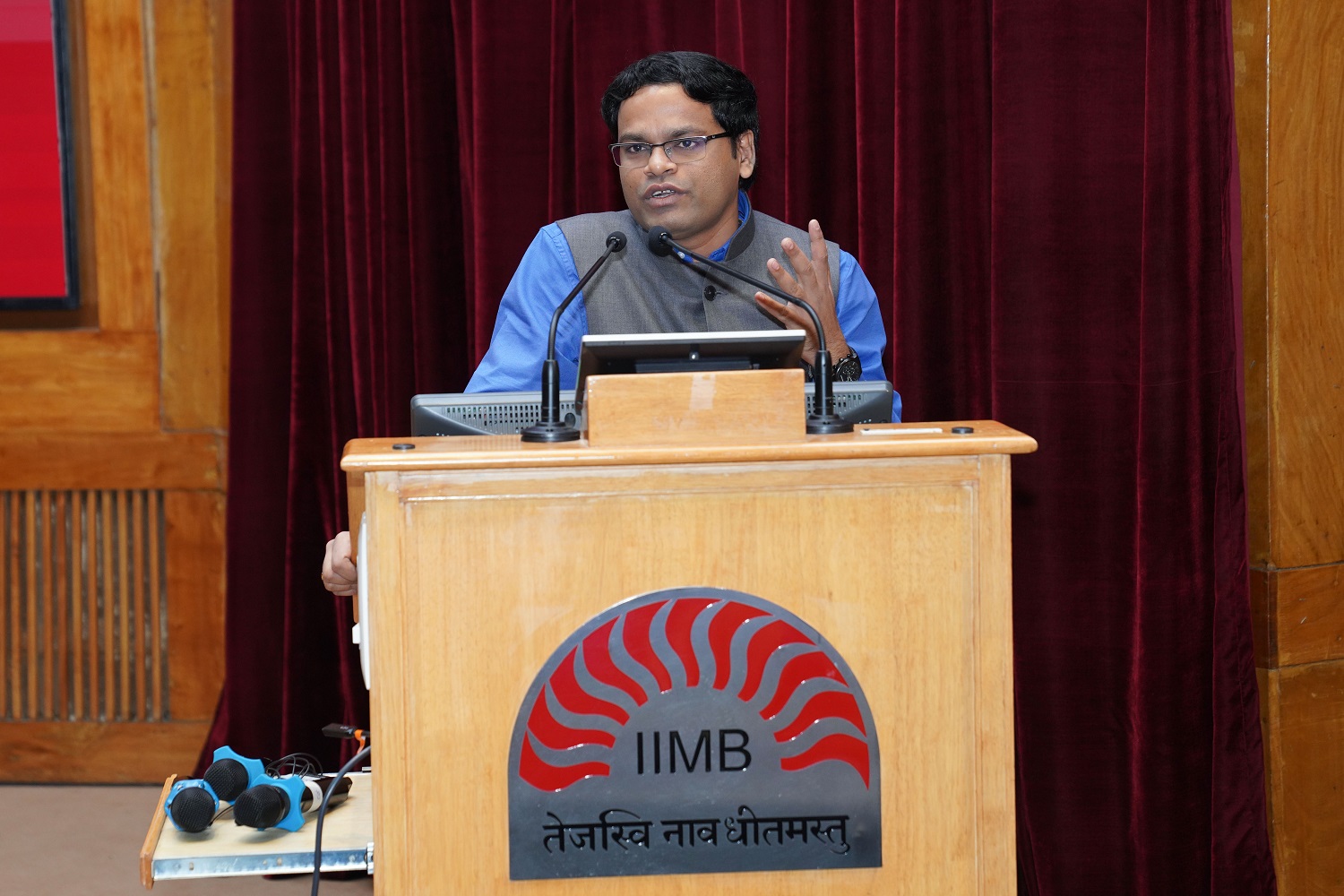 Prof. Rajeev R. Tripathi, Chairperson, SCMC, and faculty of Production & Operations Management (POM), positioned sustainability as an unavoidable agenda for businesses during his welcome address.