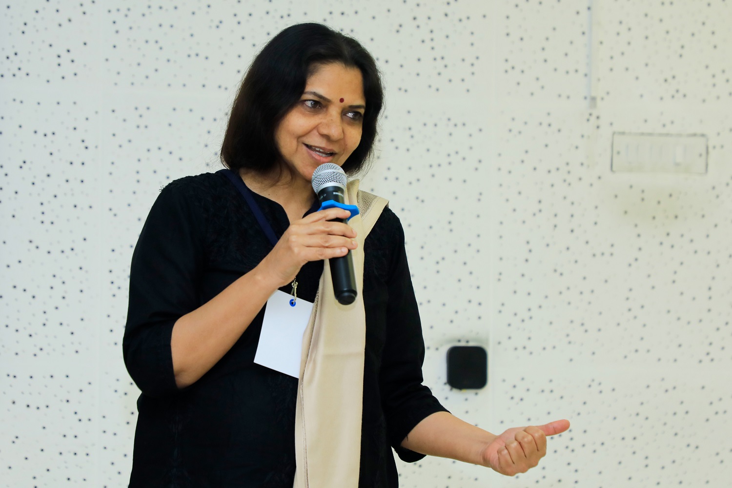 Prof. Ranita Nagar, Gujarat National Law University, Gandhinagar, speaks at the conference.