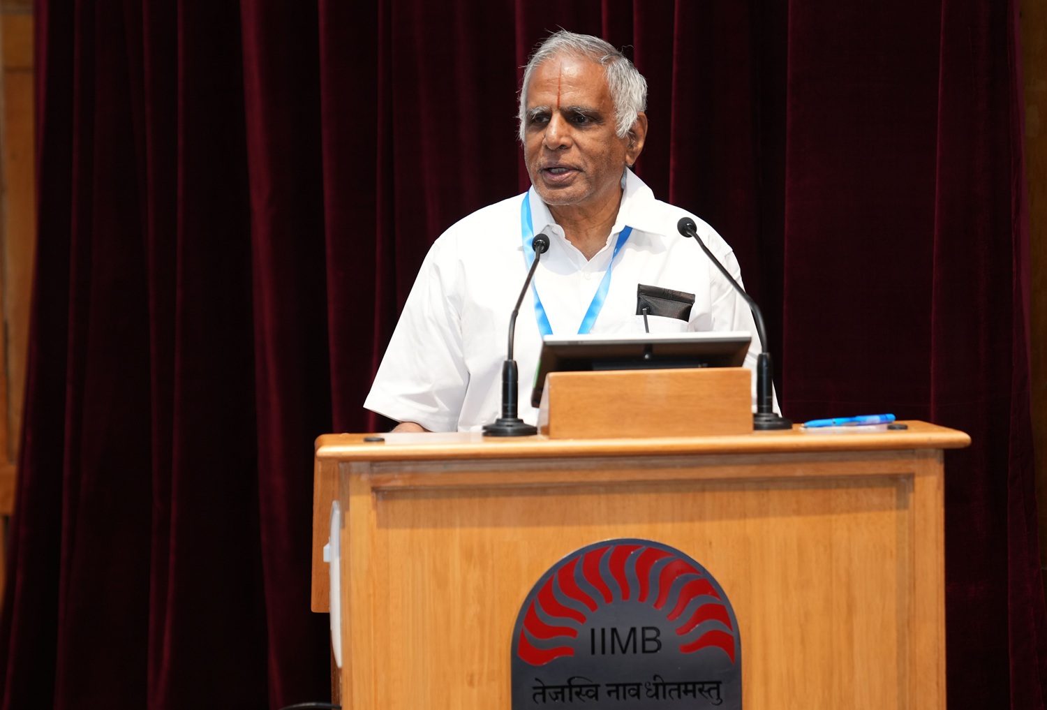 Prof. S. Sadagopan, Founder Director, IIIT Bangalore, and Summit Chair, delivered the inaugural address on the conference theme, 'Building a Product Nation – Agile, AI-Driven & Accountable’.