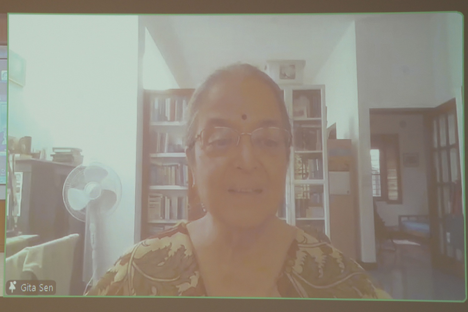 Dr. Gita Sen, Distinguished Professor & Senior Advisor, Centre on Equity and Social Determinants of Health, Public Health Foundation of India, says implementation of a policy is vital to its success, during the panel discussion.