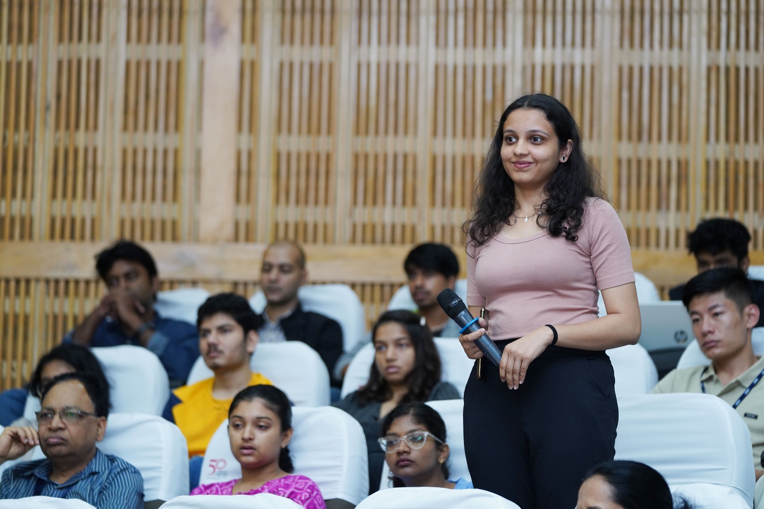 A snapshot of the students during the Q&A session. 