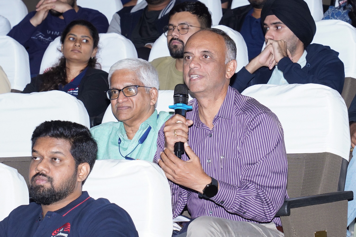 The talk on the ‘Future of Consulting in the Age of AI’ was followed by a Q&A session.