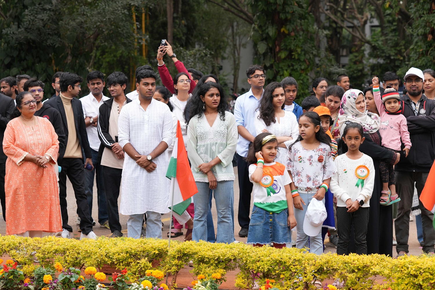 The entire IIMB community of students, faculty, staff, alumni and officers, along with their families, come together to celebrate India’s 77th Republic Day.