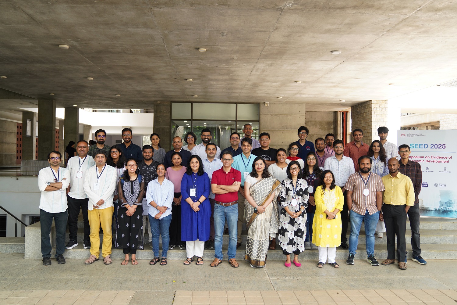 Group picture of the participants and presenters at SEED 2025, held at IIMB on 28 & 29 June 2025. 