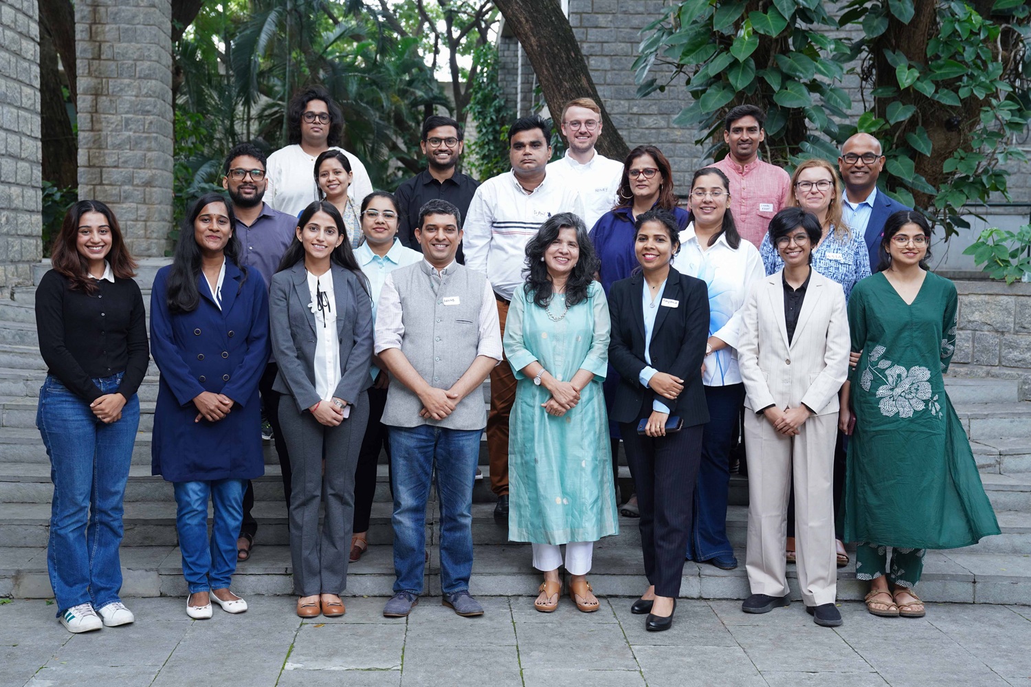 A group picture of faculty, researchers, and other participants at the one-day workshop on Mental Health Research in India as part of the Survey of Health Trends (SEHAT) Study.