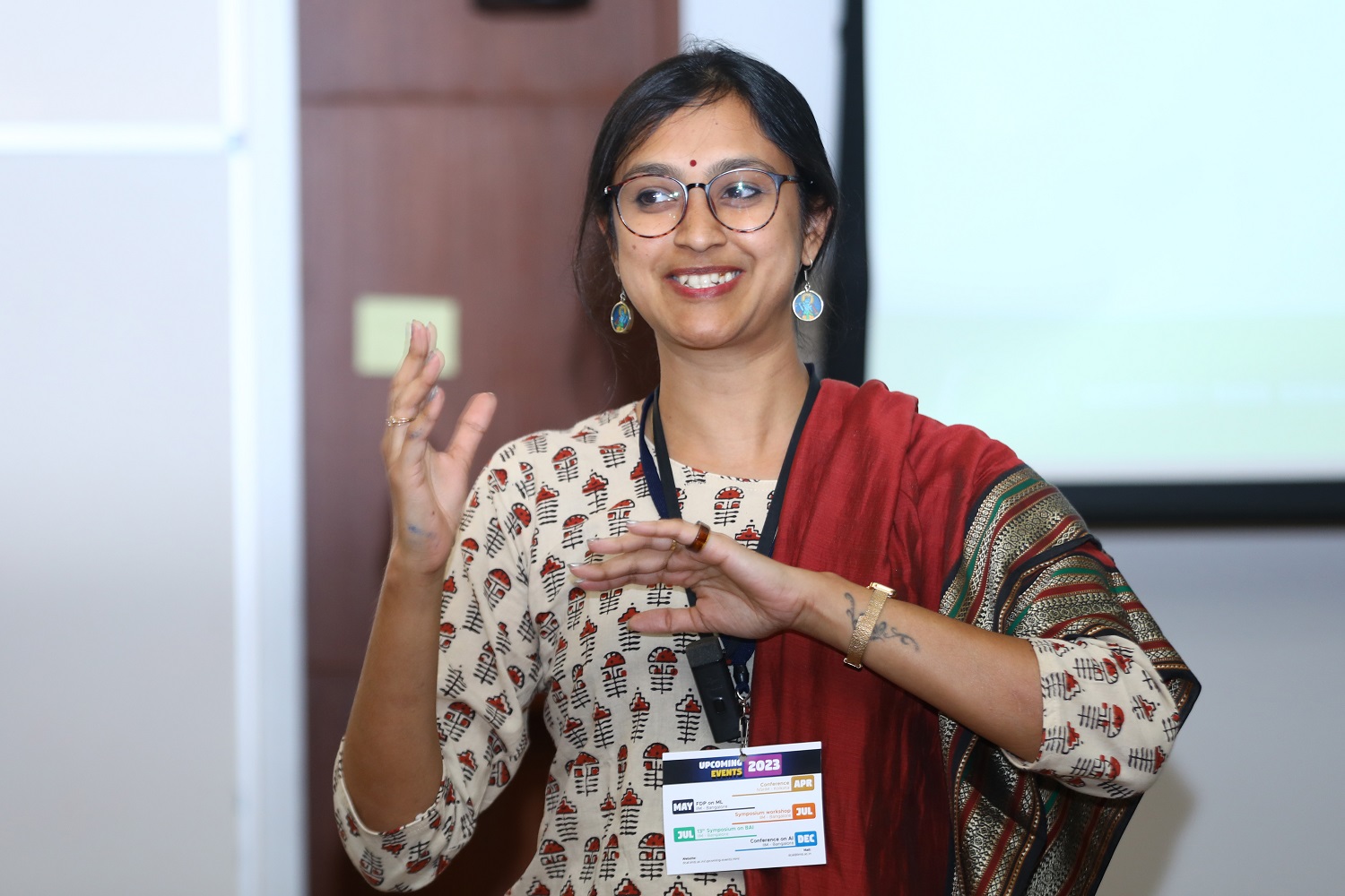Shirsha Ray Chaudhuri, Director of Engineering - TR Labs, Thomson Reuters, spoke on 'Transformation with AI-ML Systems' at WiDS Bengaluru Conference.