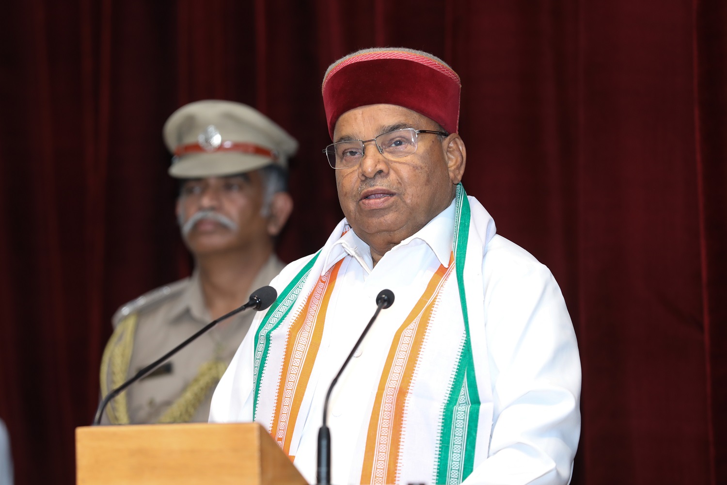 Shri Thaawar Chand Gehlot, Governor of Karnataka, addresses the faculty, staff and students of IIM Bangalore, at the inauguration of MDC Block on IIMB’s second campus on 1ST March 2023.