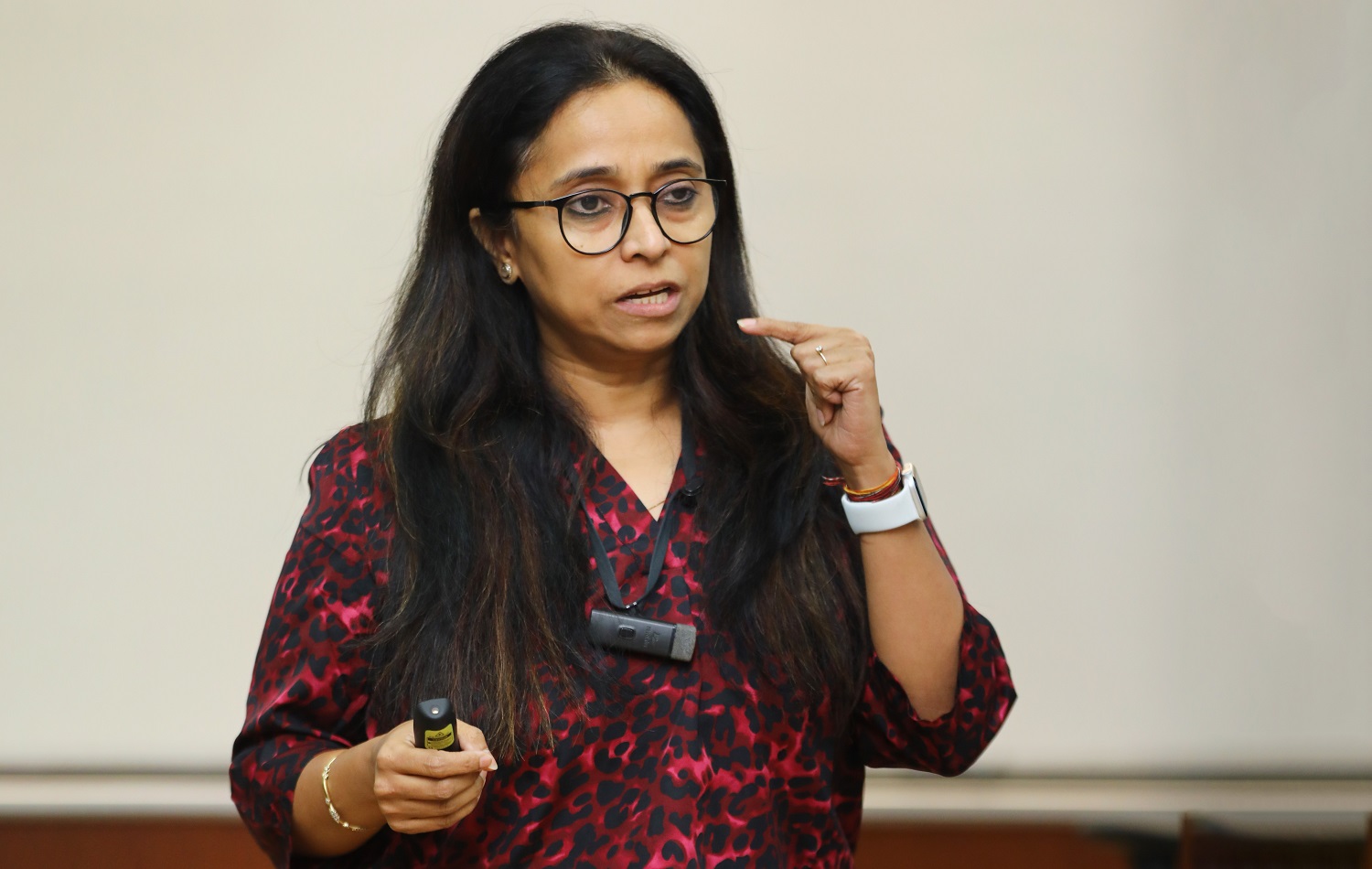 Shweta Shandilya, Executive Director, Data Management and Governance, IBM, spoke on 'Data, Data Governance and AI' at WiDS Bengaluru Conference.