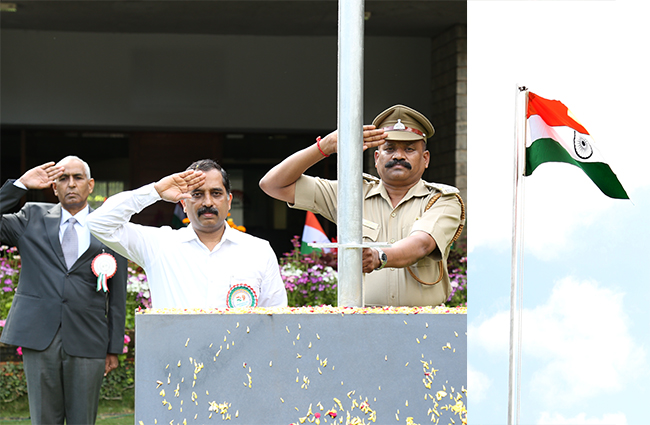 Independence Day celebrations on campus