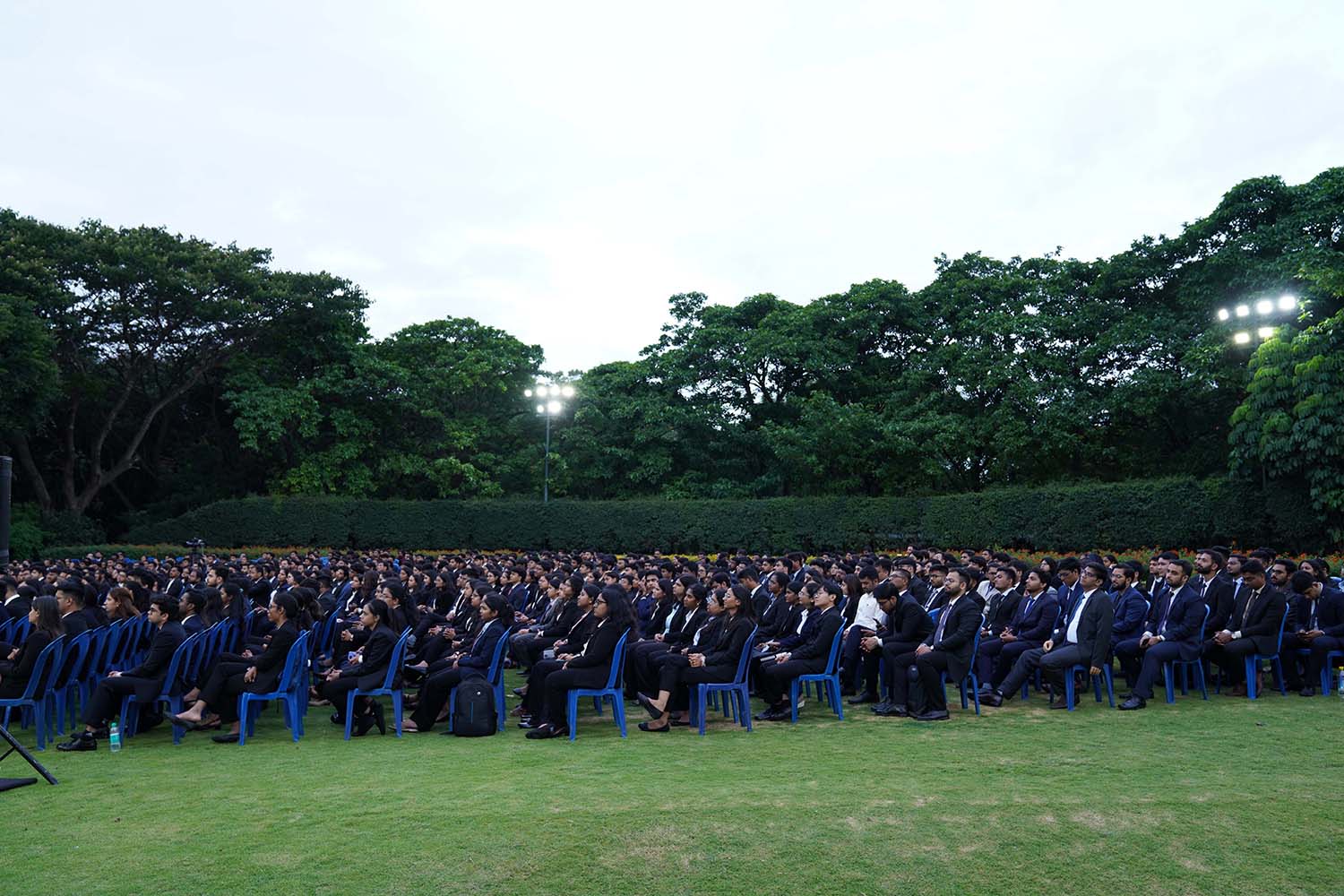 A snapshot of the 2026-28 cohort of PGP and PGPBA students of IIMB, during the inauguration.