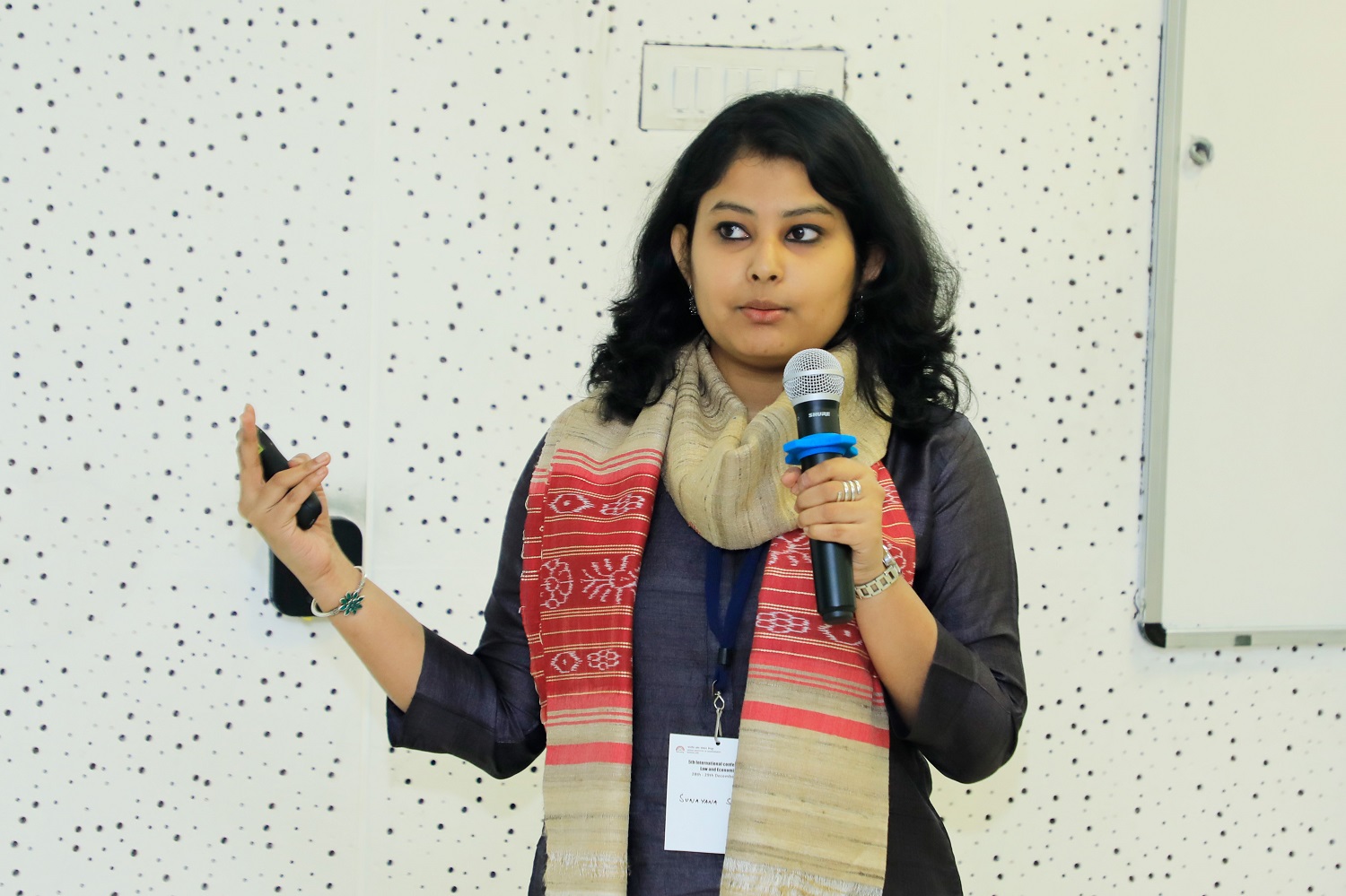 Sunayana Sasmal, Indian Institute of Foreign Trade, New Delhi, speaks on 'The Data-driven E-Commerce Era: Market Competition and Consumer Protection' at the panel discussion on 'Competition Policy and Law'.