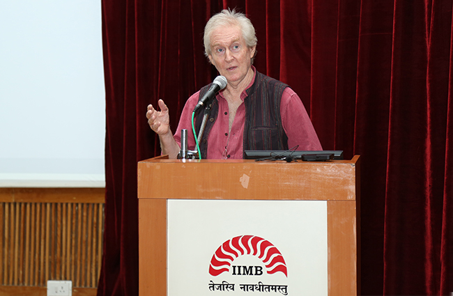 Seminar on 'Sports and Arts in Modern India' by Tom Alter at IIMB as a Part of EPGP Seminar Series