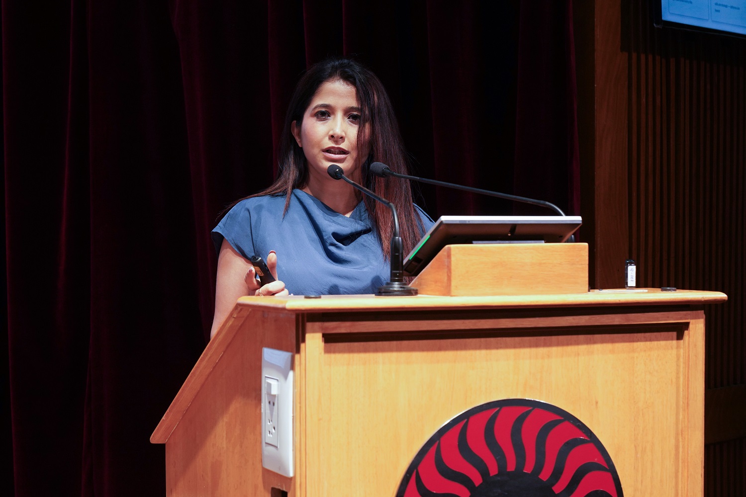Urvashi Kapoor, Senior Editor and AGM, Jagran Media, presented on 'Preventing Online Scams in the Age of AI', highlighting the growing sophistication of AI-enabled fraud and the need for stronger safeguards and AI-powered detection systems.