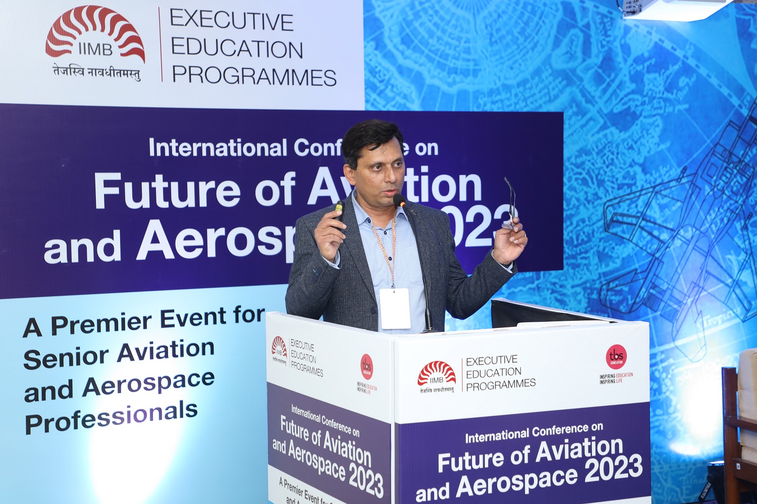 Vasudevan S, Ex-partner and Global Sector Lead (Airports), KPMG, spoke on 'Future of Airport Privatization' at FOAA 2023.