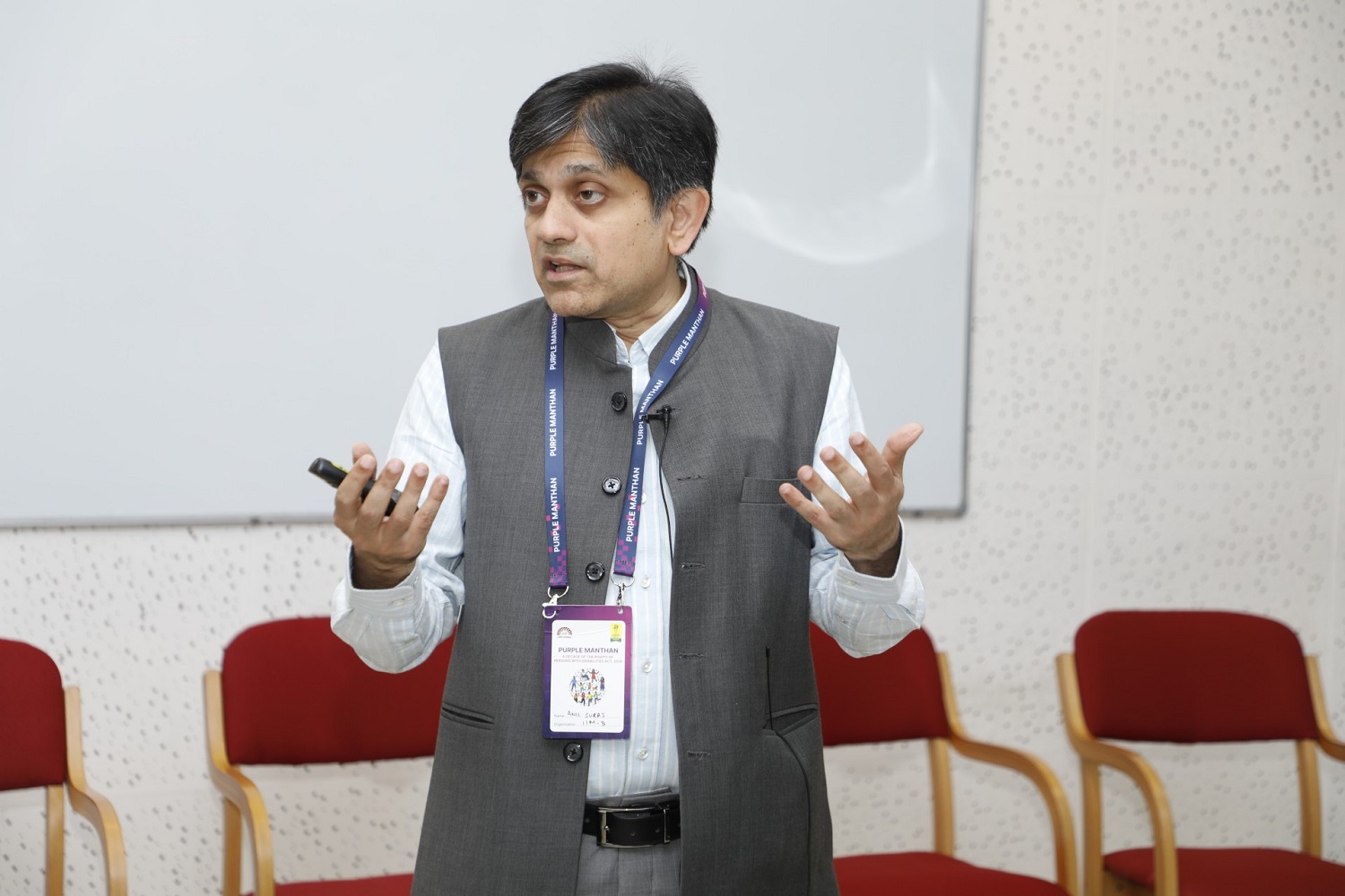 Valedictory address by Prof. Anil B Suraj, Chairperson, Diversity & Inclusion Committee, synthesizing key takeaways and outlining the way forward for strengthening systems, accessibility, and inclusive livelihoods.