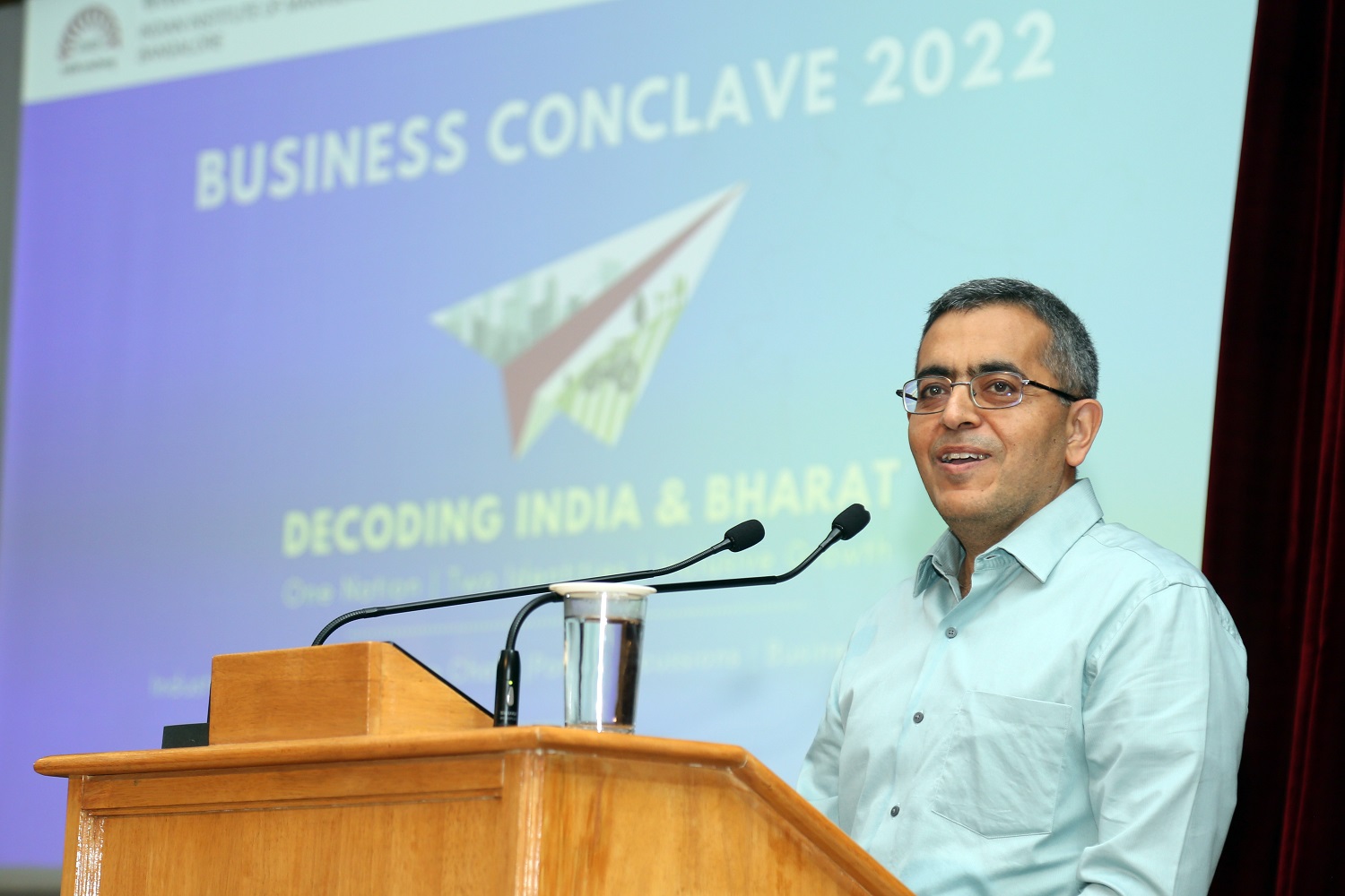 Amit Sharma, Managing Partner, Global Delivery, IBM, delivers the opening address.
