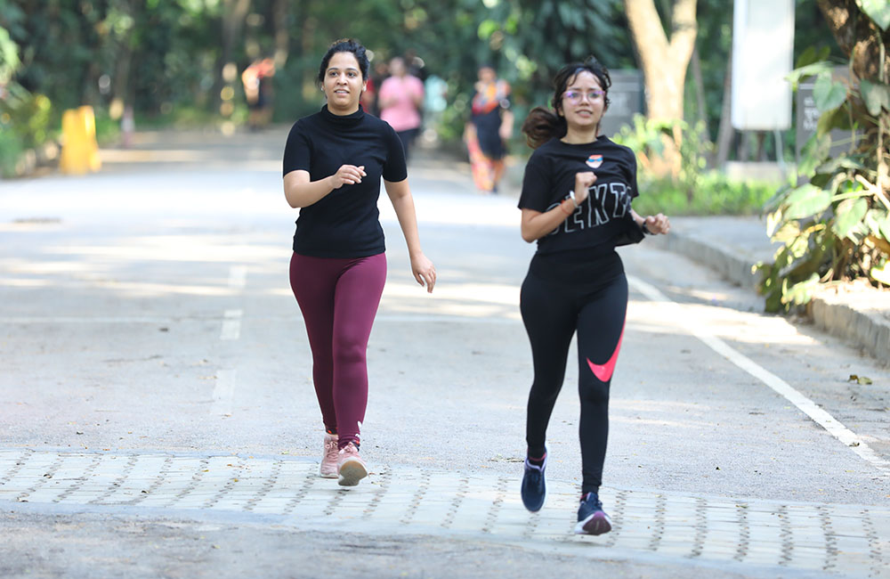 Snapshots of the ‘Campus Run’.