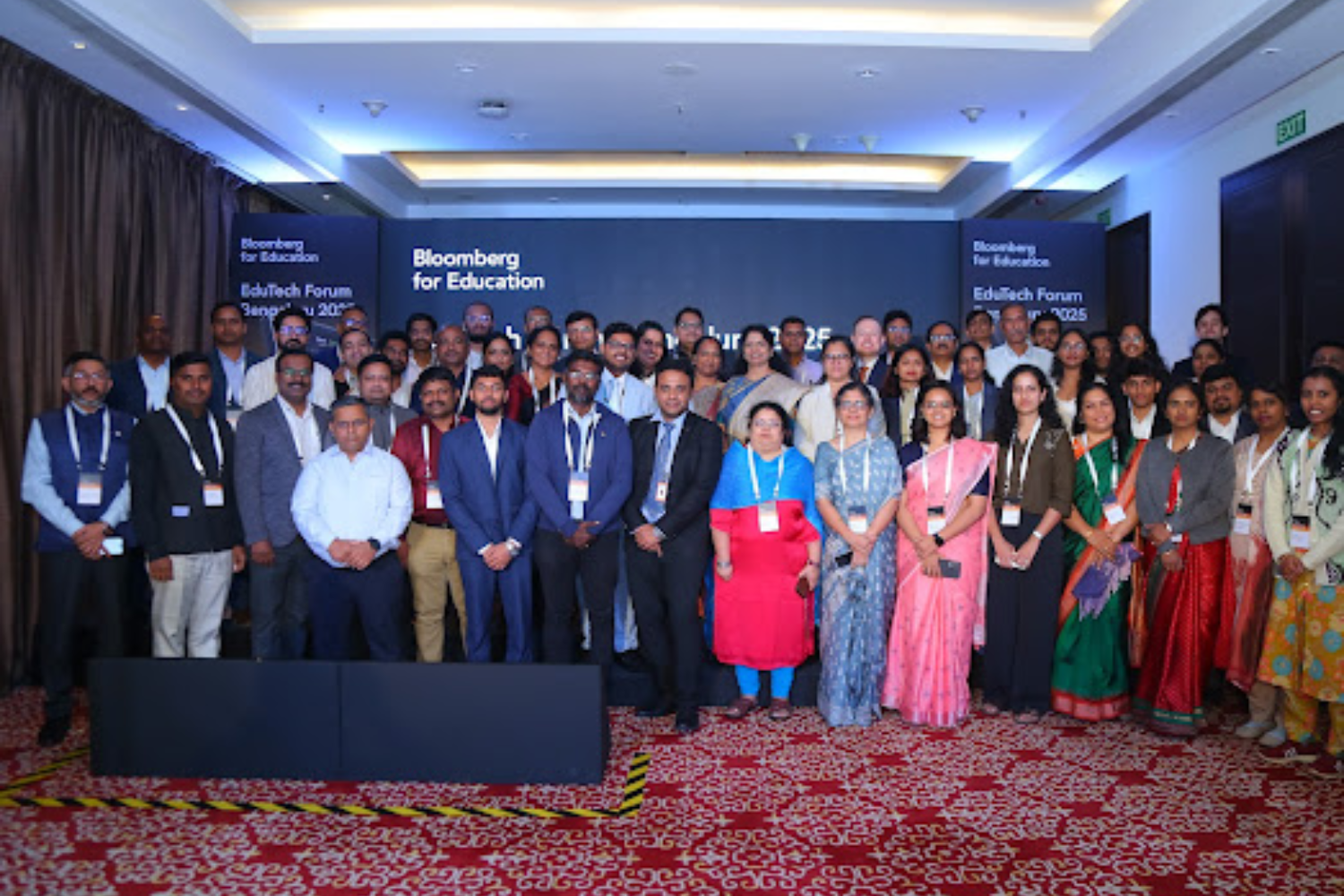 A group picture of the participants of the Bloomberg Edutech Forum held on 2nd December 2025, where Dr. Aishwarya Krishna, Consultant, Centre for Capital Markets and Risk Management, IIMB, delivered a talk on, ‘Teaching Financial Modeling Using Bloomberg’, as an invited speaker.