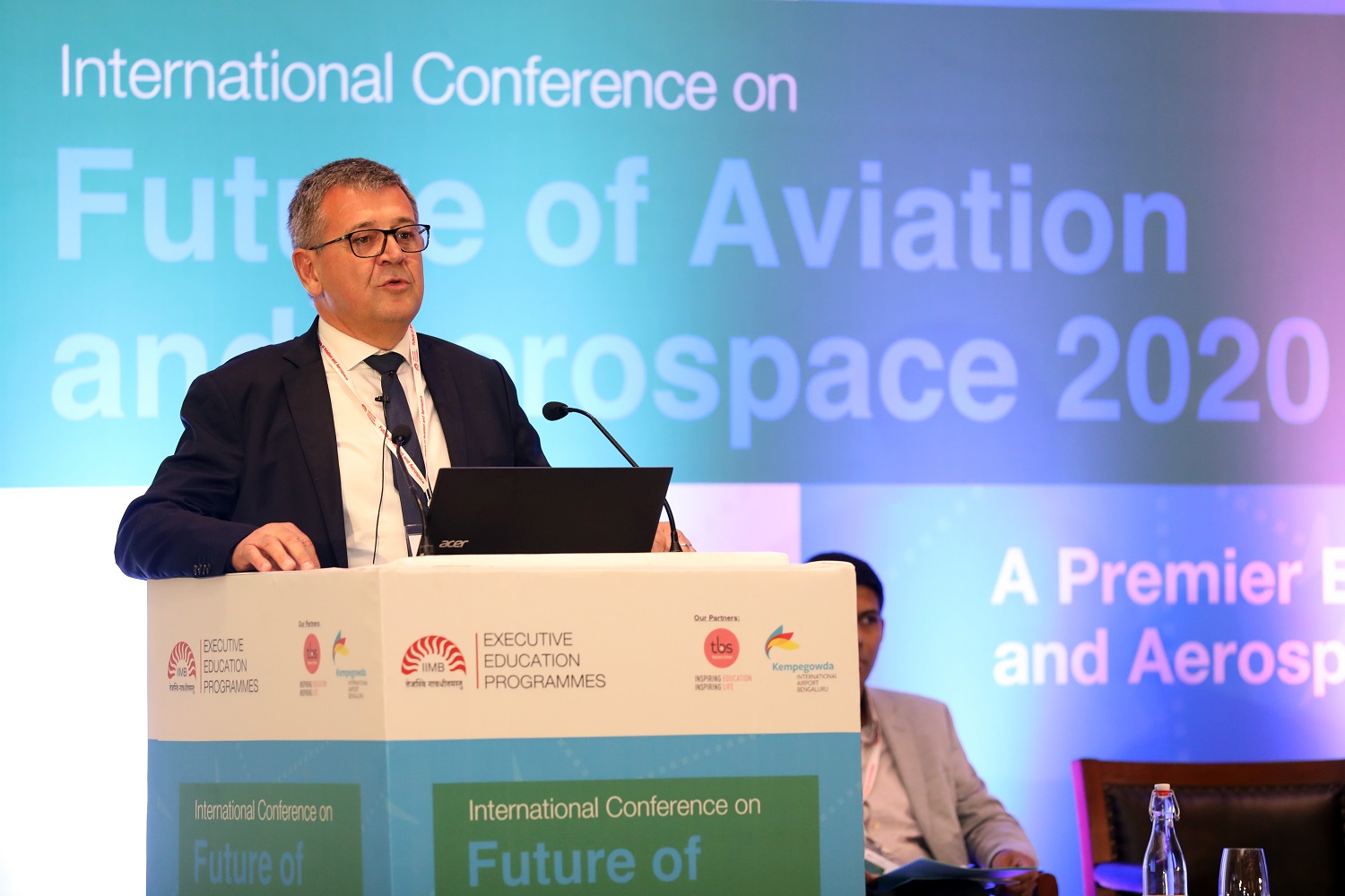 Dickeli Peirre, Senior Vice President, Safran, speaks about opportunities and challenges of MROs (maintenance, repair and overhaul outfits) at the conference.