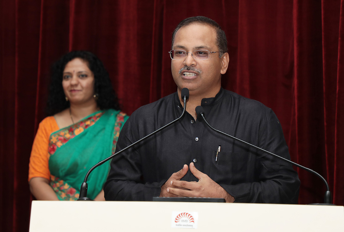 Dipesh Sutariya, CEO and Co-founder, EnAble India, makes the closing remarks.