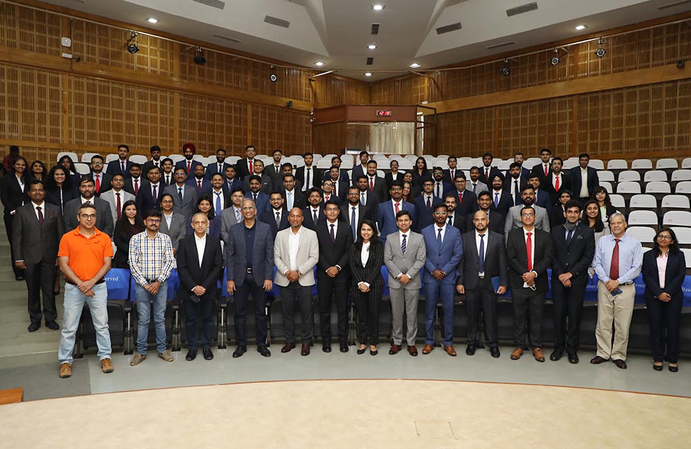 EPGP Batch of 2022-23 along with the chief guest, Ananth Chandramouli. 