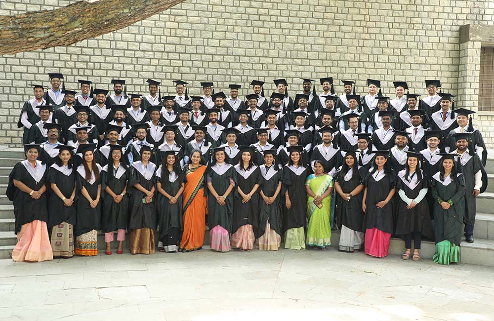 Graduating students of the Master of Business Administration (MBA) one-year fulltime programme.