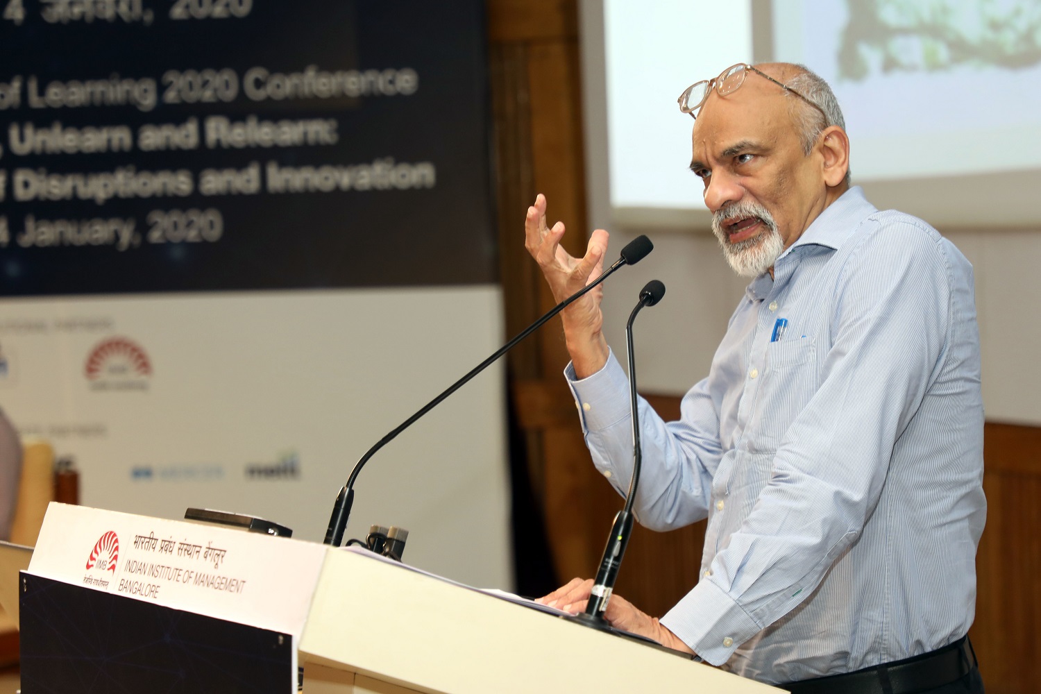 Prof. G. Raghuram, Director, IIMB, at the conference.