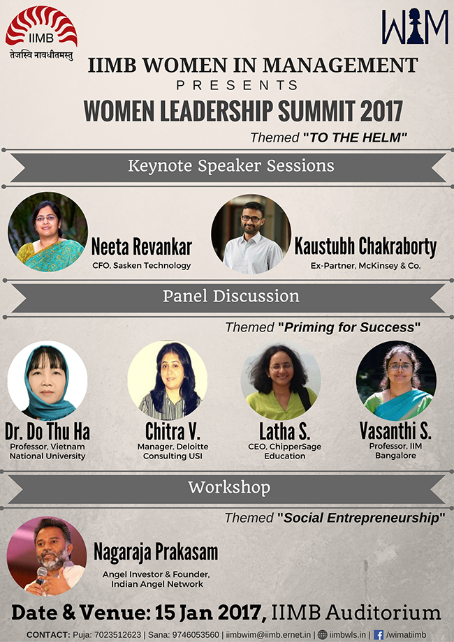 3rd Annual Women Leadership Summit on January 15