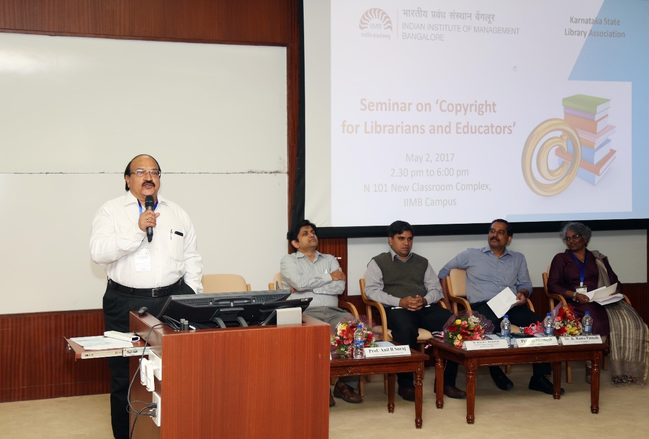 IIMB hosts seminar on Copyright for Librarians and Educators