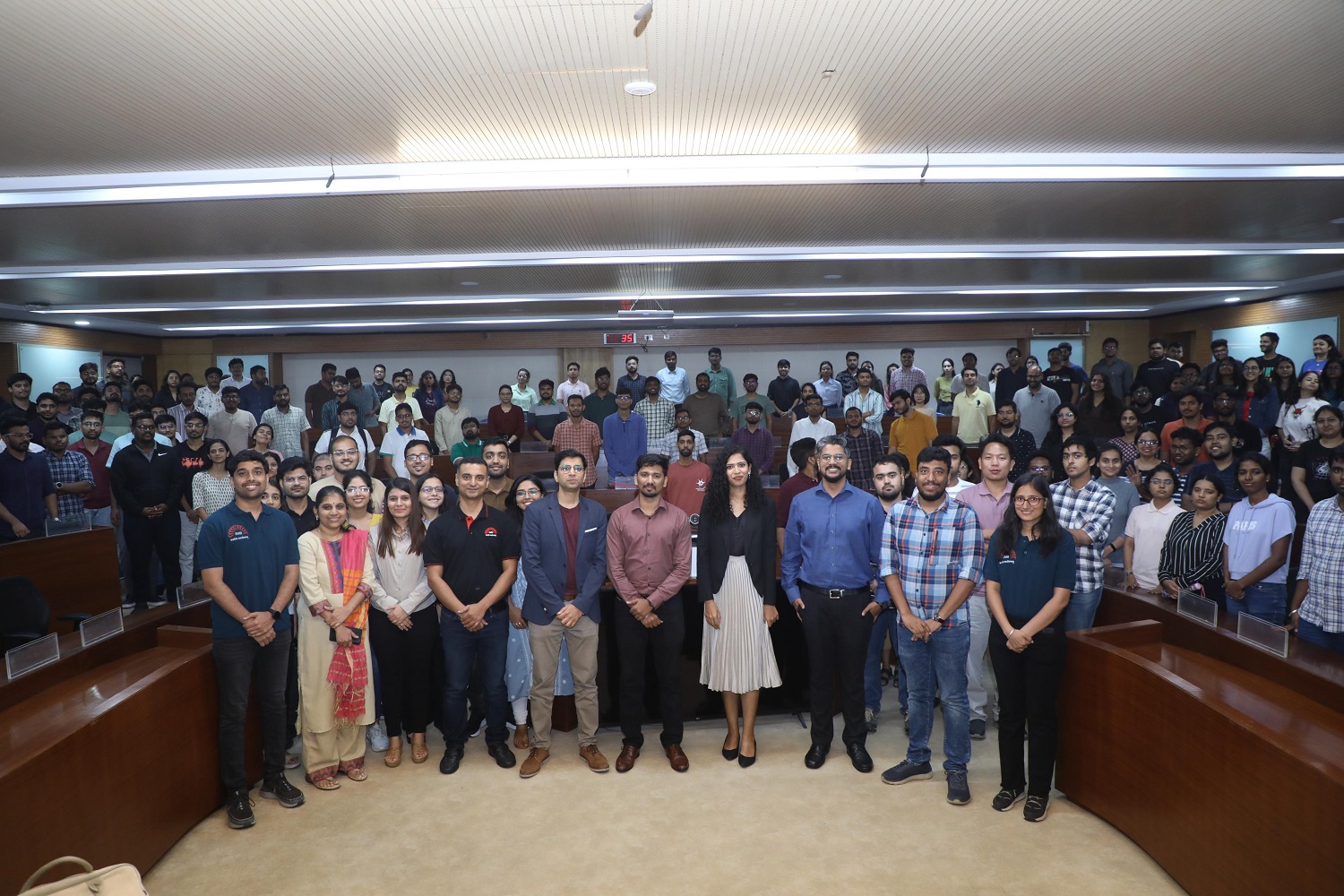 IIMB alumni alongside Prof. Manaswini Bhalla, Chairperson PGP & PGPBA, pictured together at the Ask the Alum session on June 13.
