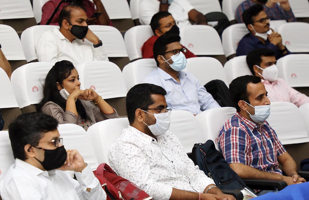 A section of the students during the event.