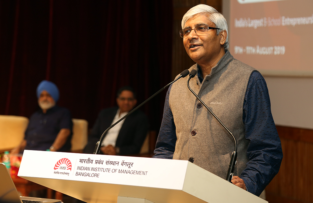  Prof. K Kumar, Dean, Alumni Relations, at the event.