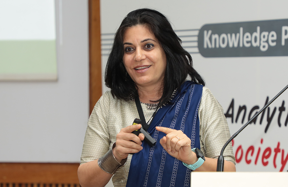 Dr. Sunita Maheshwari, Pediatric Cardiologist & Chief Dreamer, Teleradiology Solutions, talks about AI-Enabled Healthcare during the conference.
