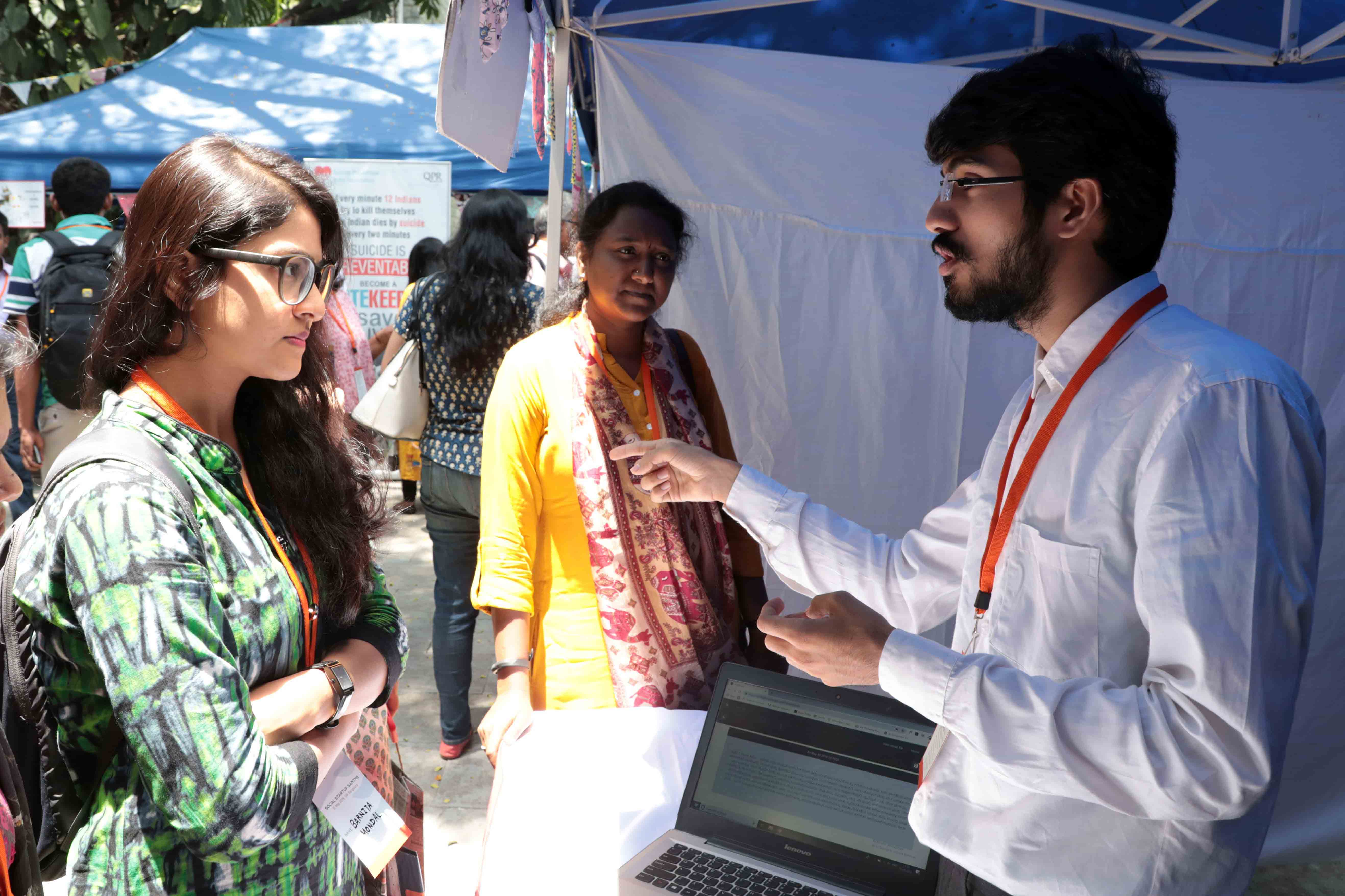 Entrepreneurs during the event.