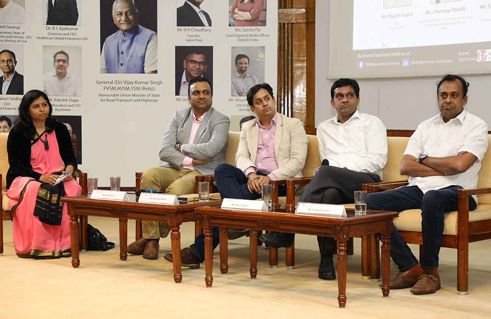 Gaurav Jakhu, Indian Statistical Institute, Delhi, presents his paper on ‘Bundling in Platform Markets in the Presence of Data Advantage’, at the conference.
