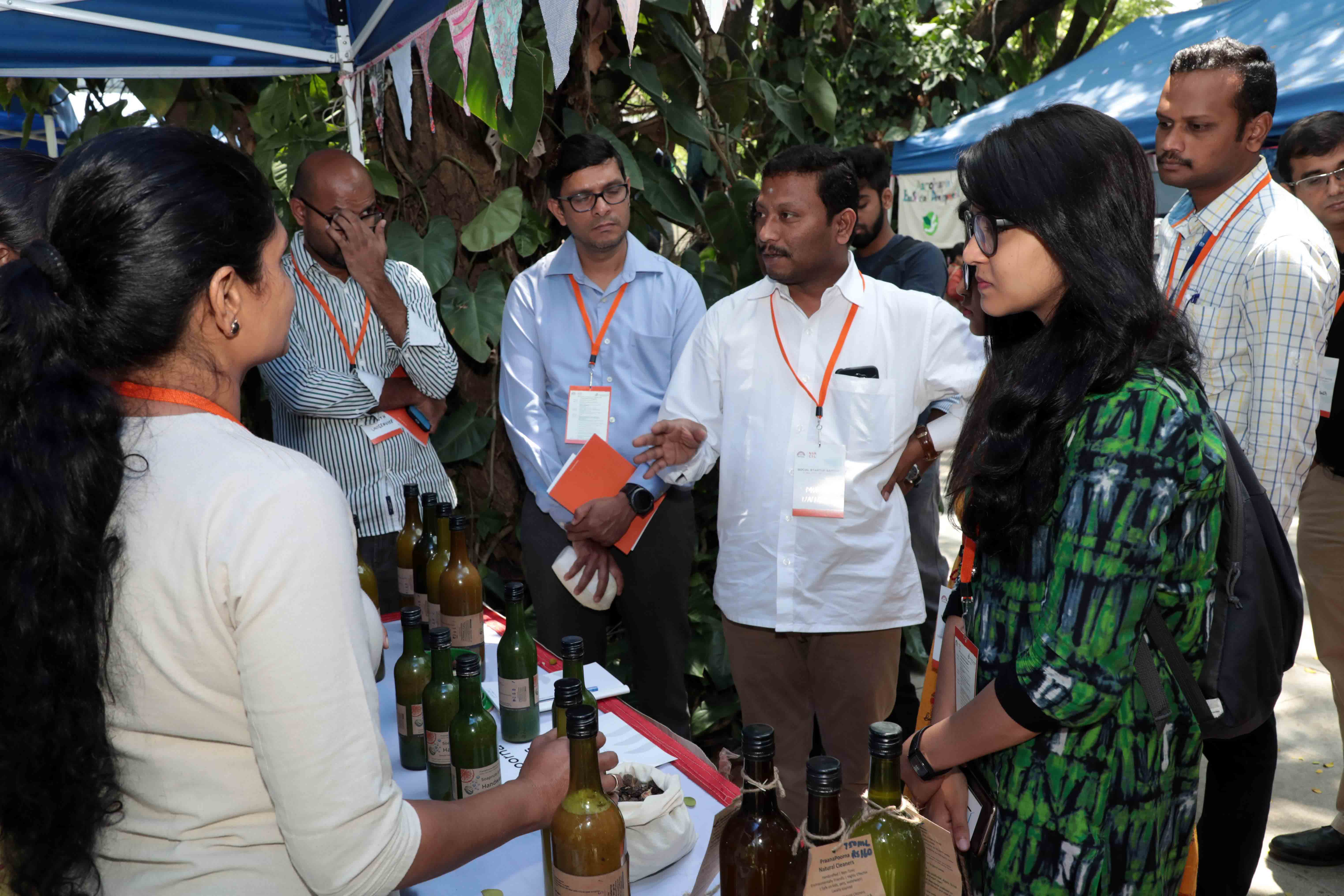 A section of the stalls at the event.