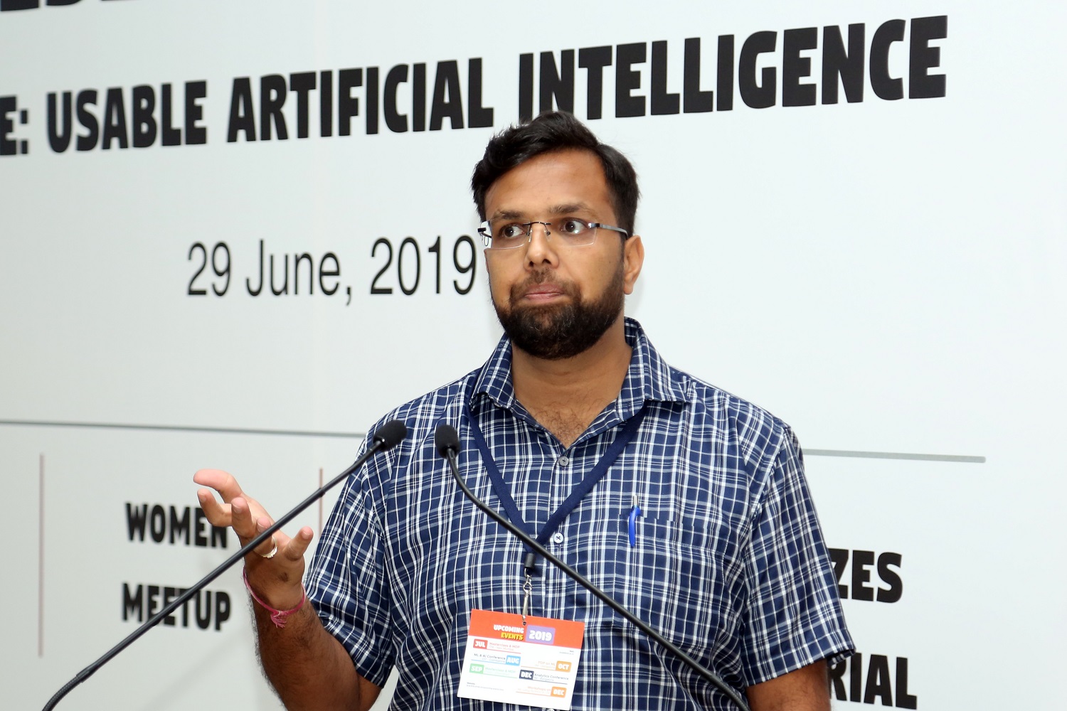 Sameep Mehta, IBM Research, addressed the delegates and participants.