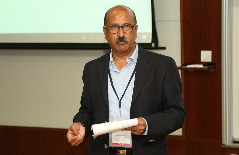 Jeevana Rao Sahib, Indelox Services Pvt. Ltd., Bangalore, at the session.