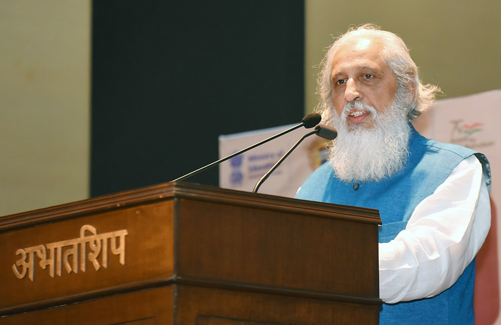 Prof. Anil Sahasrabudhe, Chairman, AICTE, at the event.