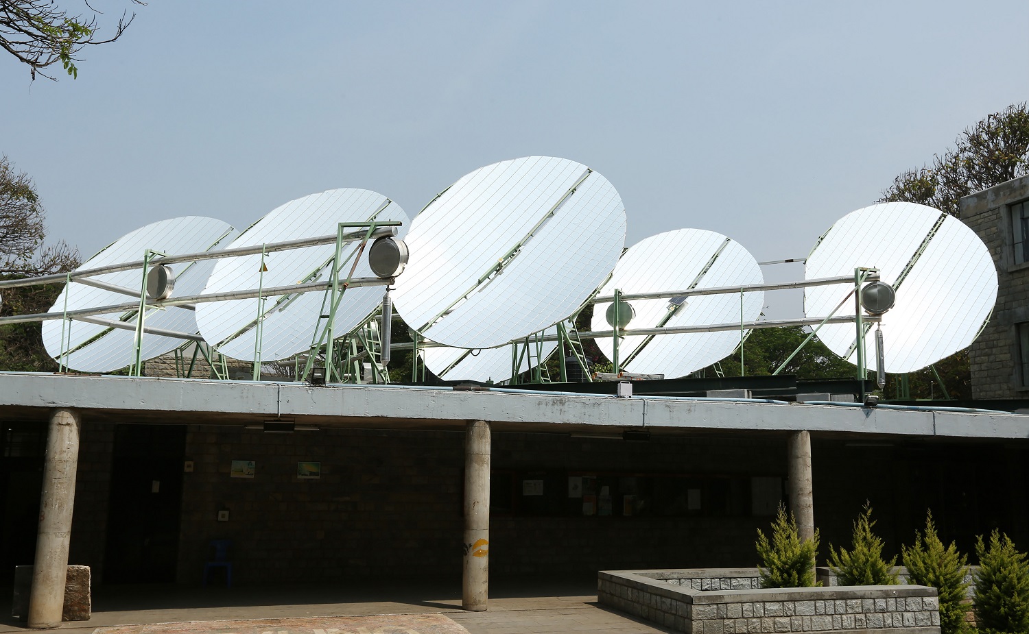 Parabolic Solar Panels at IIMB