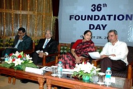 Thirty-sixth Foundation Day Lecture delivered by Dr Shantha Sinha